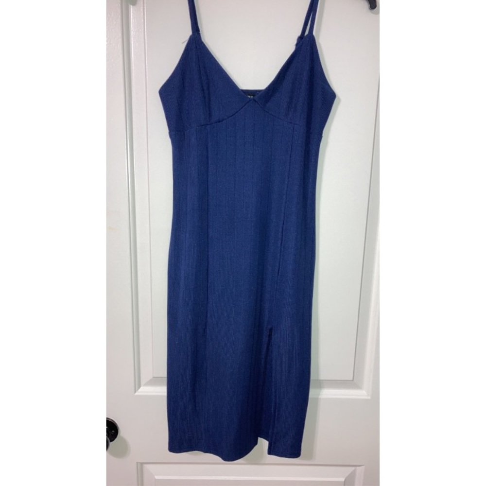 Sexy royal blue dress
